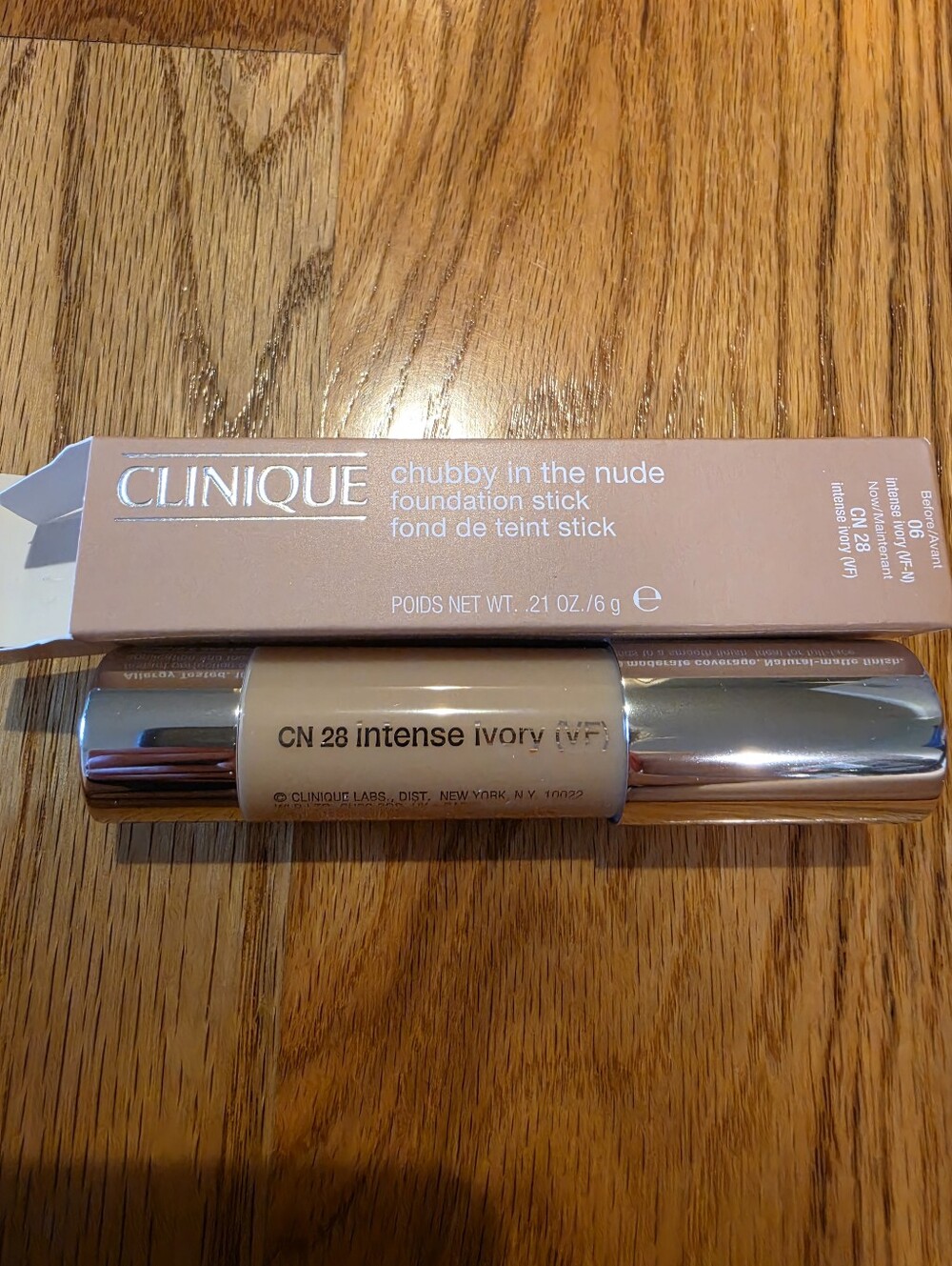 Clinique Chubby in the Nude Foundation Stick — Intense Ivory (CN 28)